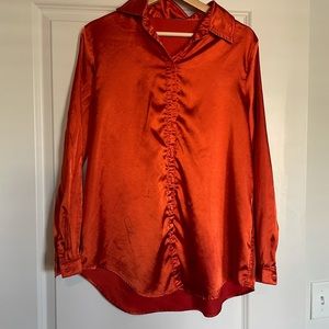 Pretty little thing button down blouse. Oversized.